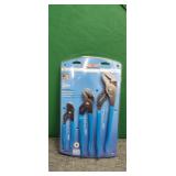 3 Piece Set of Pliers Straight Jaw Toung & Grove