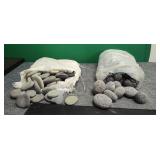Collection of Flat River Rocks & Volcano Rocks