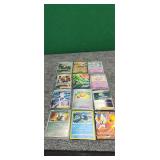 12)  Collectable  Pokemon Trading Cards
