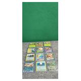 12)  Collectable  Pokemon Trading Cards