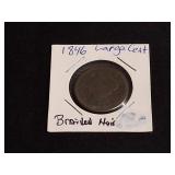 1846 Braided Hair Large Cent