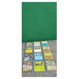 12)  Collectable  Pokemon Trading Cards