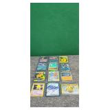 12)  Collectable  Pokemon Trading Cards