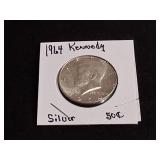 1964 Kennedy Silver Half Dollar