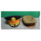 WW II Navy Air Force Crusher Hat & Colonel Hat