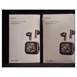 2) HTC Wireless Headphones Ne40 Nib