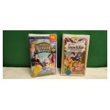Two Vintage VHS Walt Disney Movies Unopened