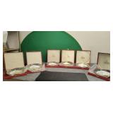 6) Spode Decorative Plates Made in England