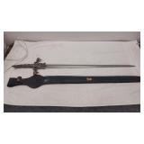 Vintage Decorative Fantasy Short Sword