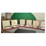 6) Spode Decorative Plates Made in England