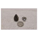 2) 925 Silver Rings (see description for sizes)
