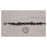 Vtg Beaded Toggle Bracelet