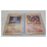 Dark Charmeleon & Machop Pokemon Cards