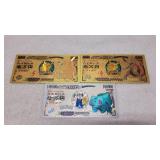 Pokï¿½mon Gold & Silver Plated Bucks
