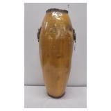 Vtg Honey Glazed Teracotta Vessel