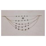 Multi-Strand Beaded Necklace