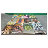 12 vintage comic books
