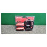 Craftsman charger with two  2.0 batteries