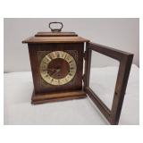 Wooden Mantle  Carriage Style Clock