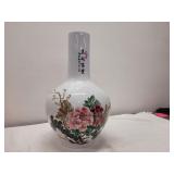 20th century hand painted porcelain vase
