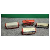For vintage 10 train cars
