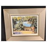 Impressionist-Style Framed Painting
