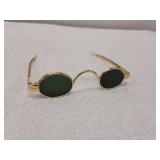 Small Frame Round Sunglasses signed