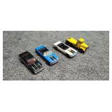 4 vintage diecast cars