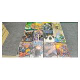 12 vintage comic books