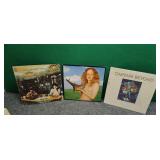 Three vintage vinyl record albums