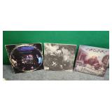 Three vintage vinyl record albums