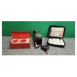 First aid kit tire air compressor &roadside flares