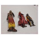 Trigun and destiny action figures