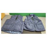 Two ladies vest jackets size medium by W.A.Y.