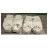 Two pair large Victoria's secret baby blueslippers