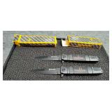 Two 3 1/2 inch Blade Belt Knives