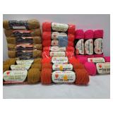 Assorted packages of colored string/yarn