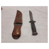 Vintage world war 2 era combat knife