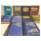 Vintage assorted auto repair books/manuals