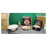 Dessert plate music boxes & collectibleplate