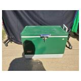 Green Coleman Vintage Cooler