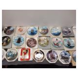 19 pc The Hamilton Collectible Plates