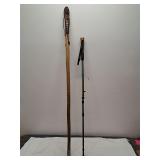 Cabelas Treking Pole & Carved Walking Stick