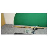 Darwa 1500 series fishing pole with extra line