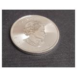 2022 Canadian.9999 Silver Dollar
