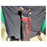 Golfing Bag and 9) Golf Clubs