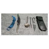 Specialty Belt Pocket Knives & Fork, Knife Set