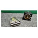 Vintage piano music box & 10 minute timer