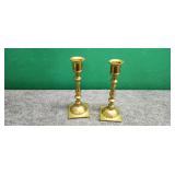 Brass candlesticks