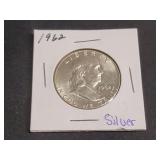 1962   Franklin Silver Half Dollar